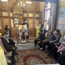 Учащиеся Холмогорской школы познакомились с устройством православного храма